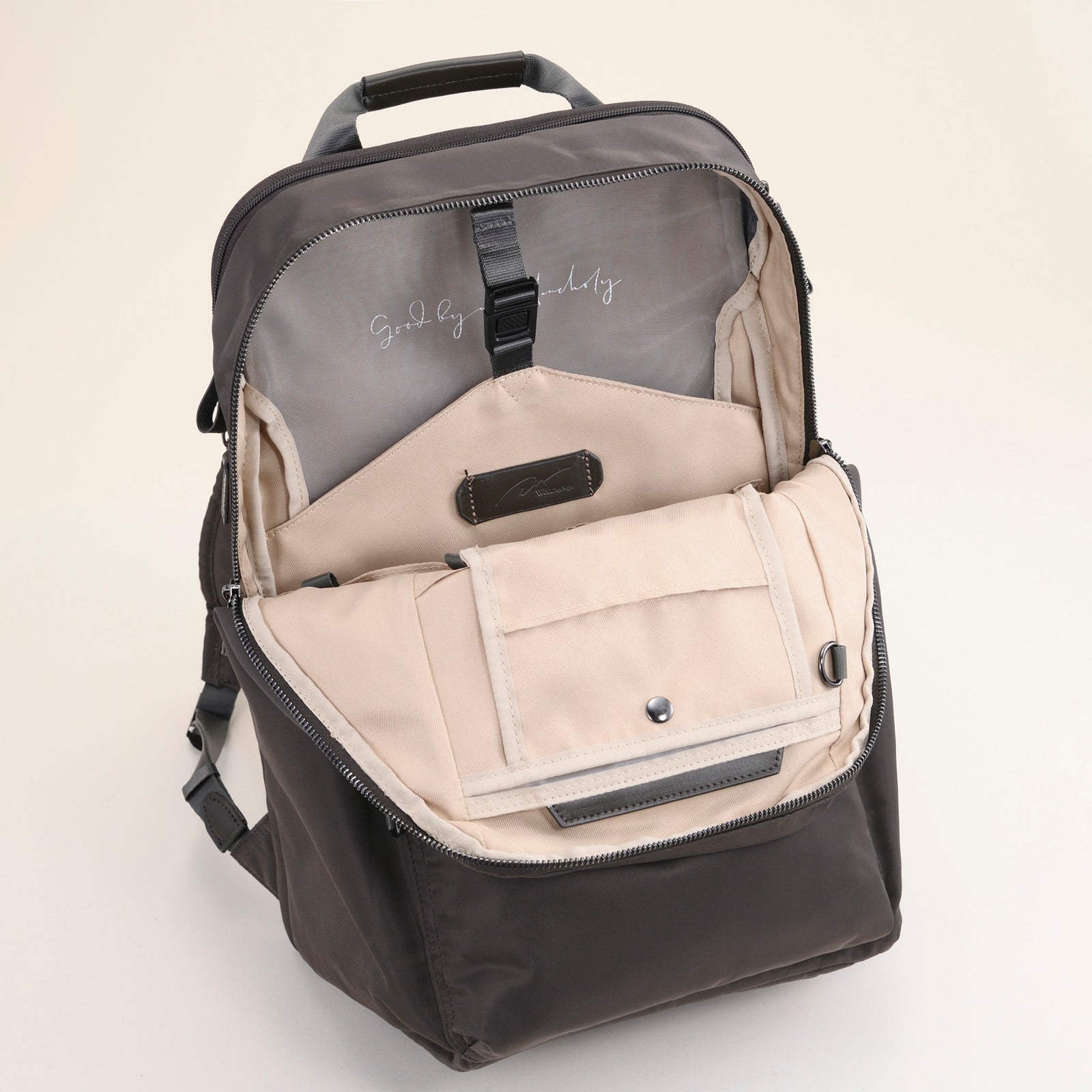 Pokkes2 スリムリュック No.15277 チャコールグレー レディース リュック Pokkes2 スリムリュック 15277 W&.Day