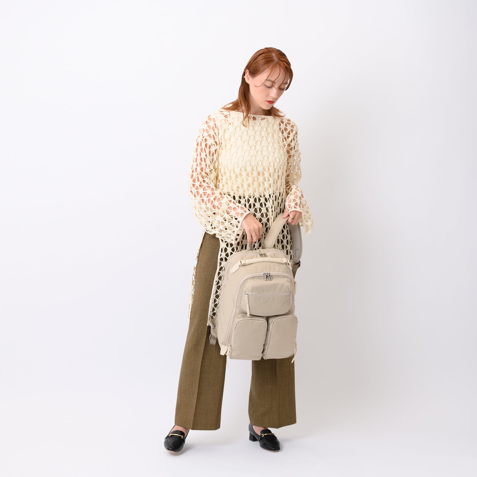 【美品】W&.Day/Night Mycket Organized Ruck Mycket オーガナイズドリュック 15576 W&.Day/Night(ダブル