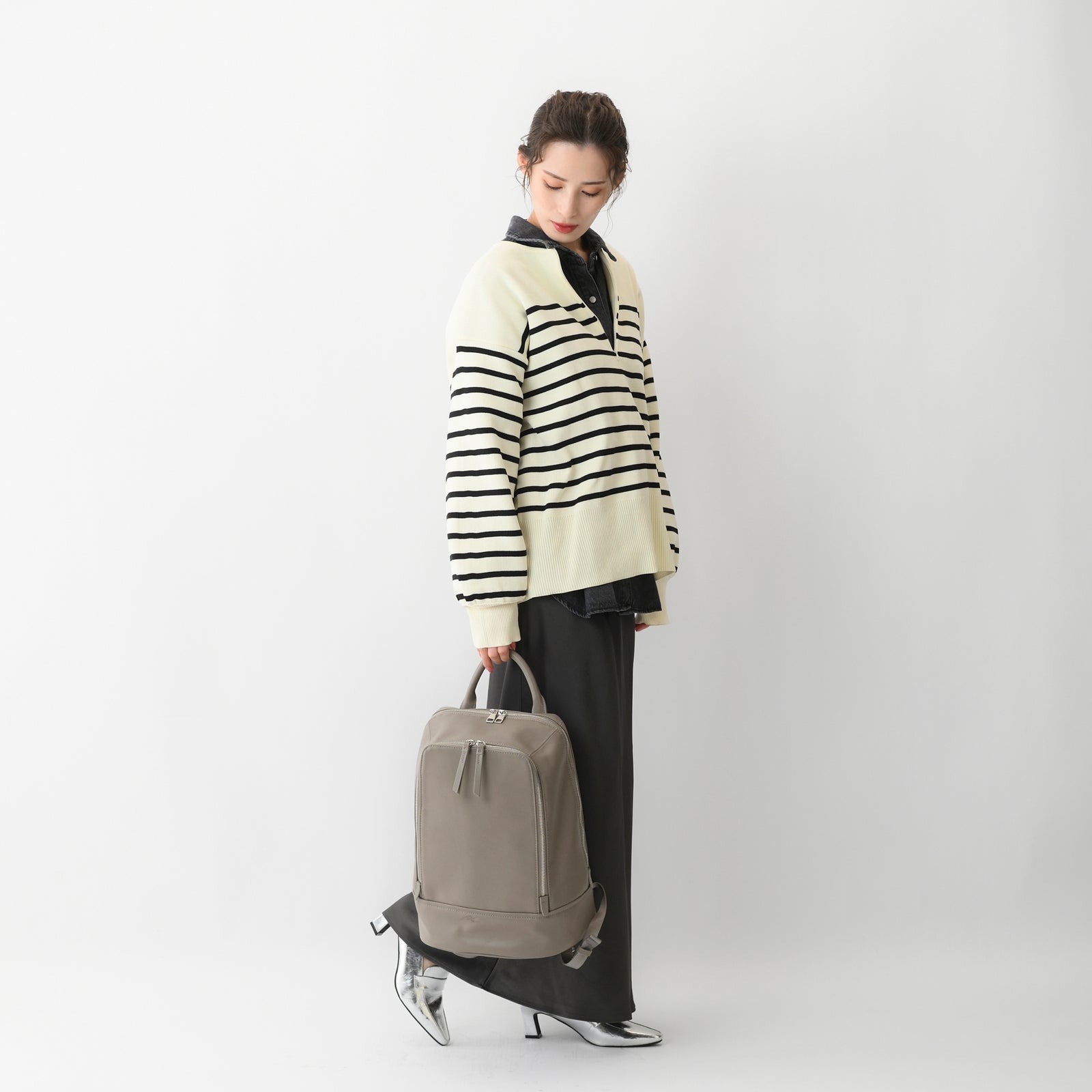 レディース リュックサック Pilcouette レザーリュック 19011 W&.Day